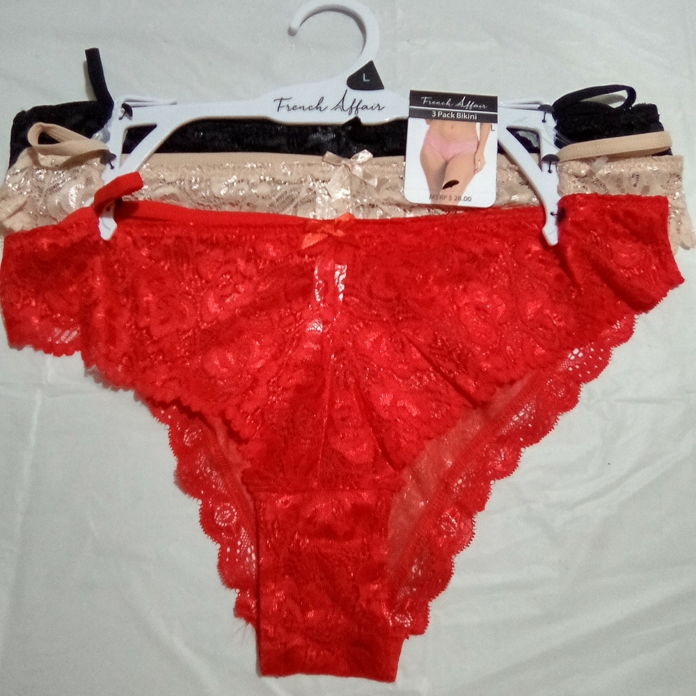 New Arrivals a French Affair Lace Bikinis.